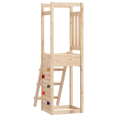legetårn 53x46,5x169 cm massivt fyrretræ
