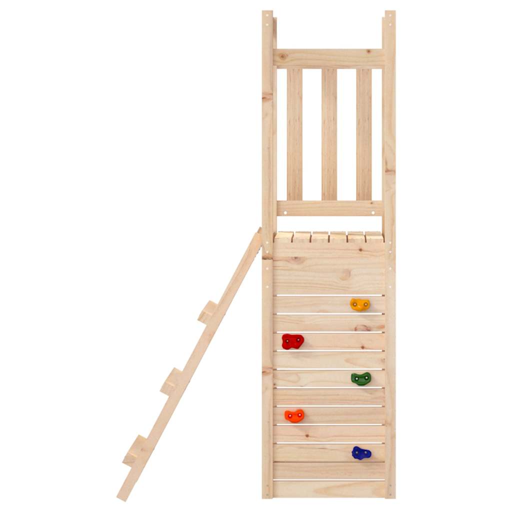 legetårn 53x46,5x169 cm massivt fyrretræ