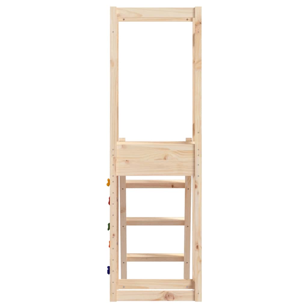 legetårn 53x46,5x169 cm massivt fyrretræ