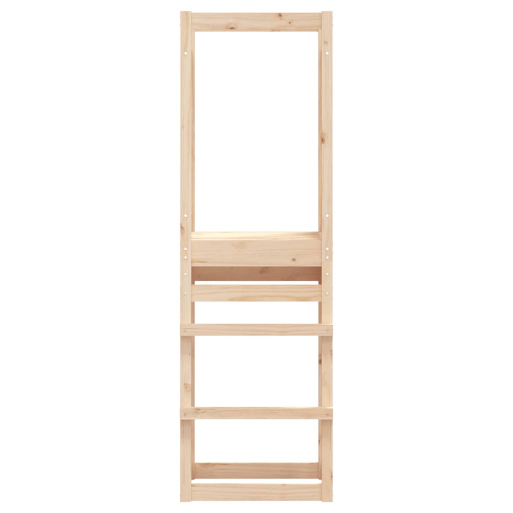 legetårn 53x46,5x169 cm massivt fyrretræ