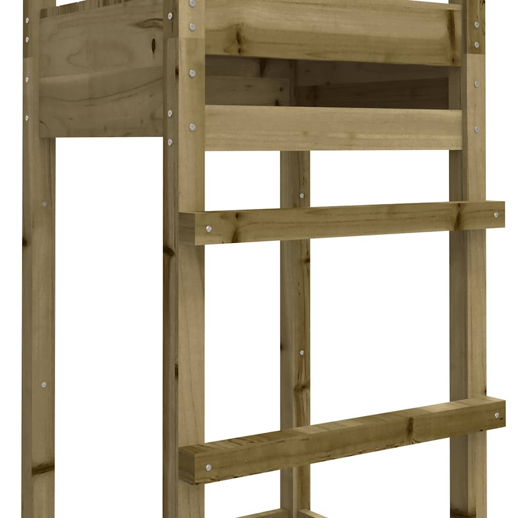 legetårn 53x46,5x169 cm imprægneret fyrretræ