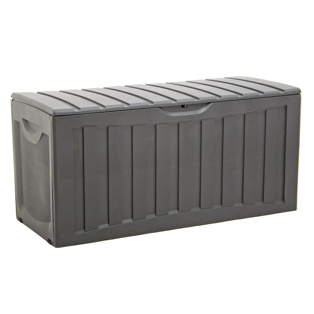opbevaringsboks 118x53x57 cm polypropylen sort
