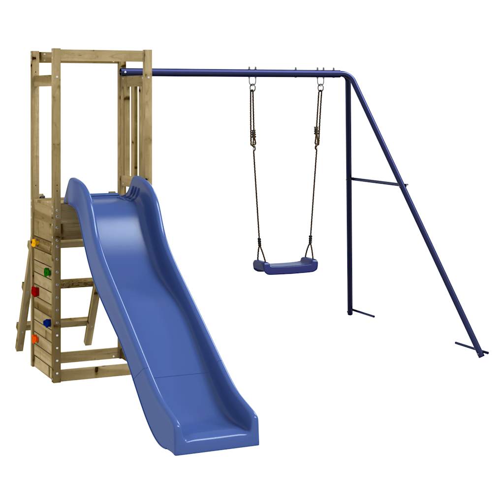 udendørs legesæt imprægneret fyrretræ