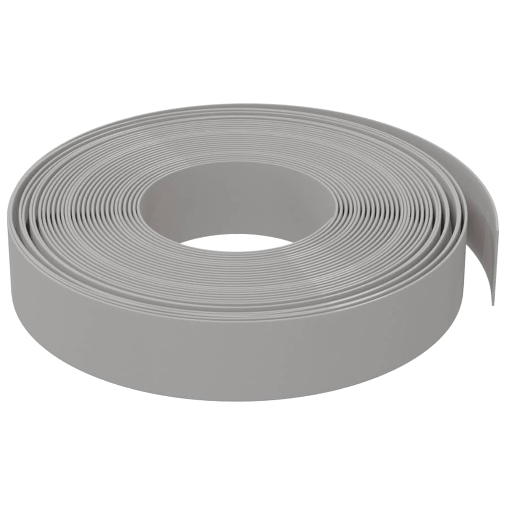 græskanter 3 stk. 10 m 10 cm polyethylen grå