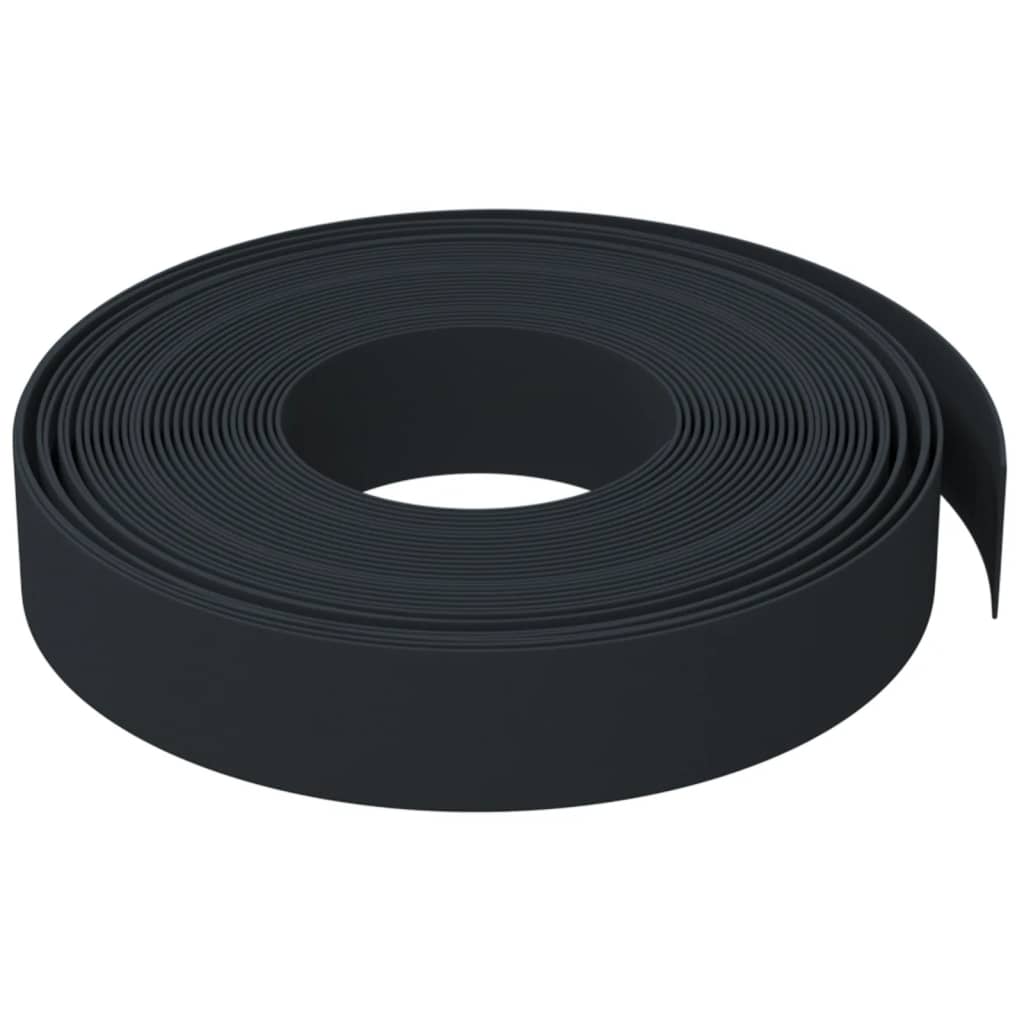 græskanter 3 stk. 10 m 10 cm polyethylen sort