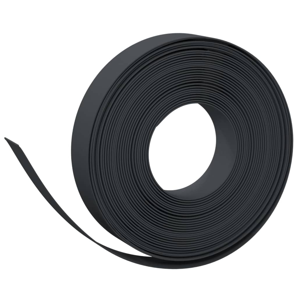 græskanter 4 stk. 10 m 10 cm polyethylen sort