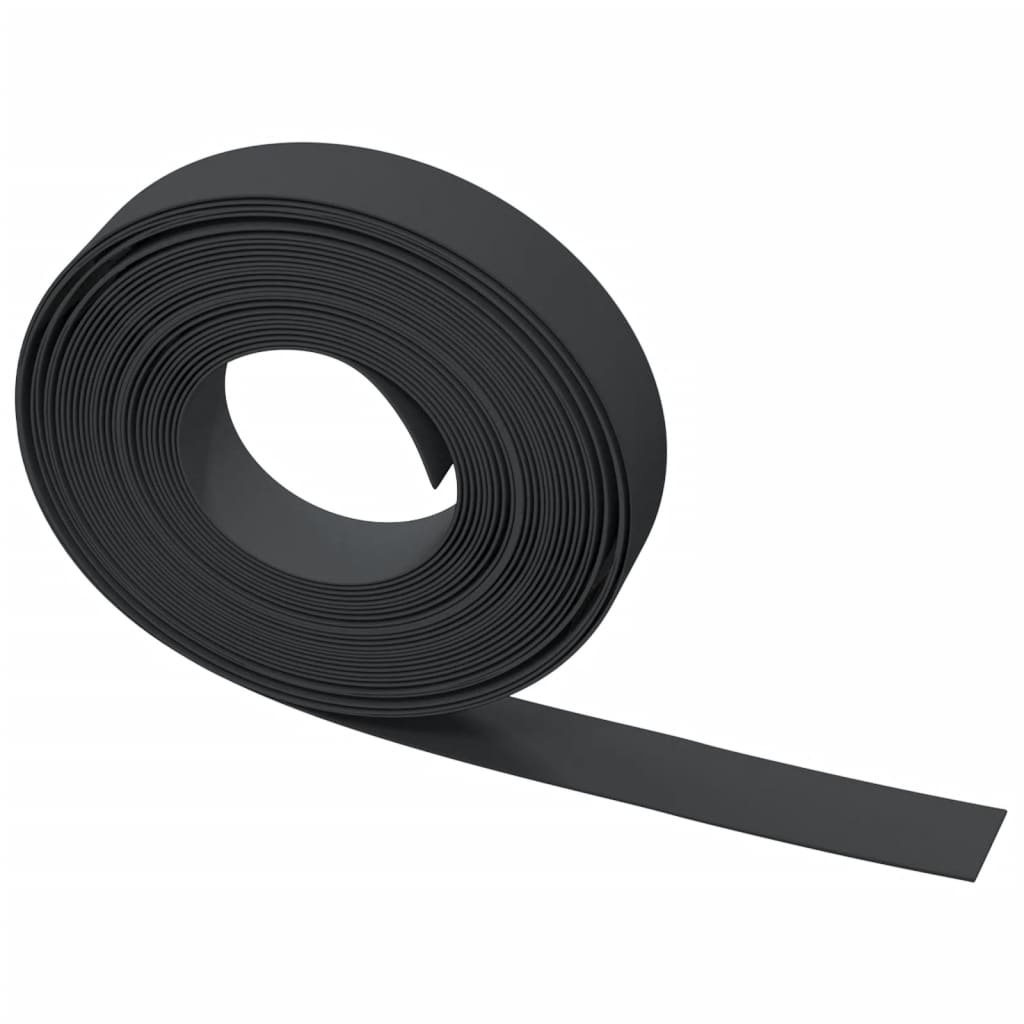 græskanter 5 stk. 10 m 10 cm polyethylen sort