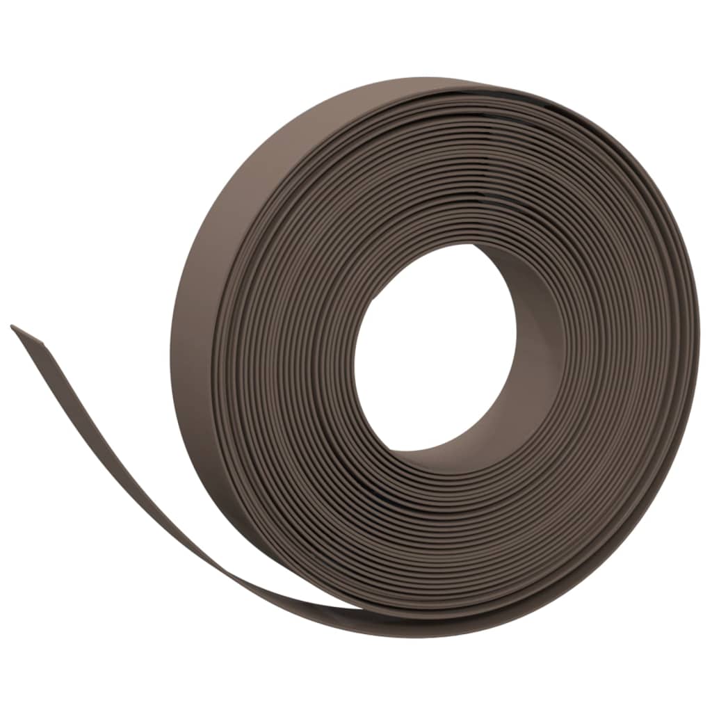 græskanter 4 stk. 10 m 10 cm polyethylen brun