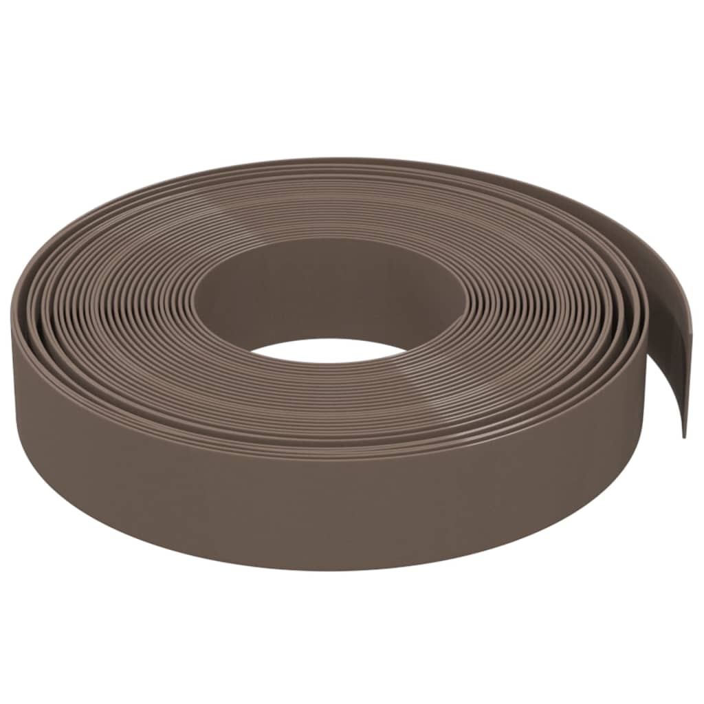 græskanter 4 stk. 10 m 10 cm polyethylen brun