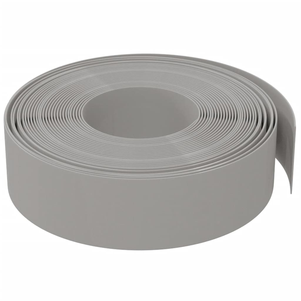 græskanter 3 stk. 10 m 15 cm polyethylen grå