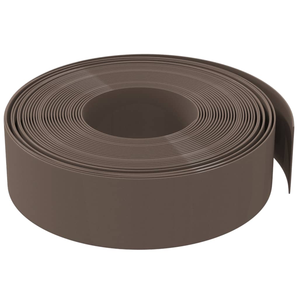 græskanter 3 stk. 10 m 15 cm polyethylen brun