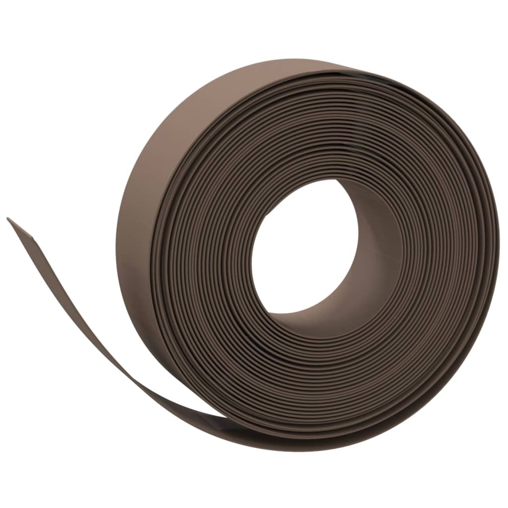 græskanter 4 stk. 10 m 15 cm polyethylen brun