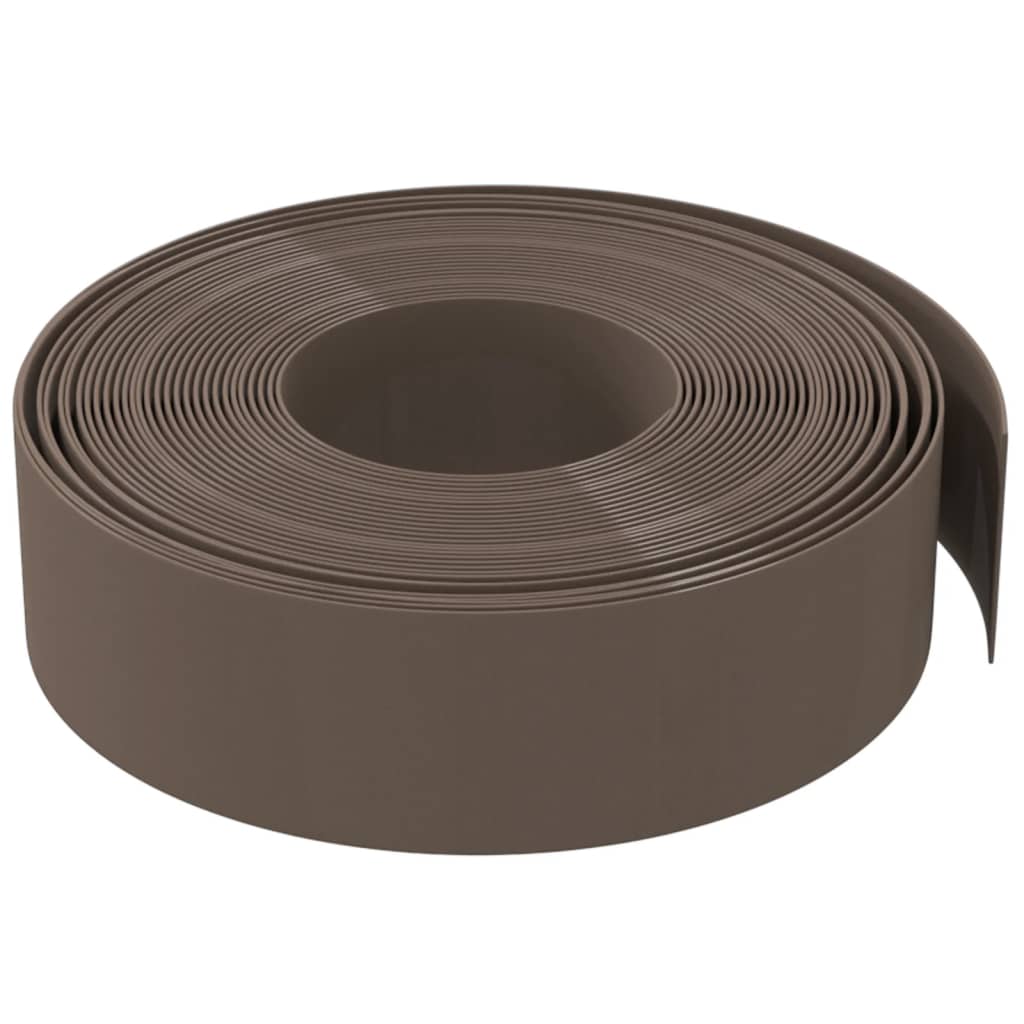græskanter 5 stk. 10 m 15 cm polyethylen brun