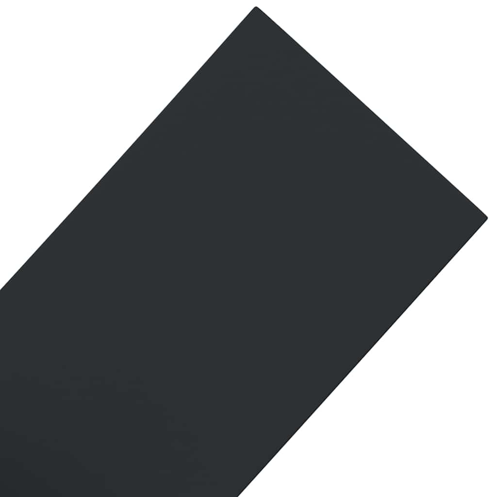 græskanter 2 stk. 10 m 20 cm polyethylen sort