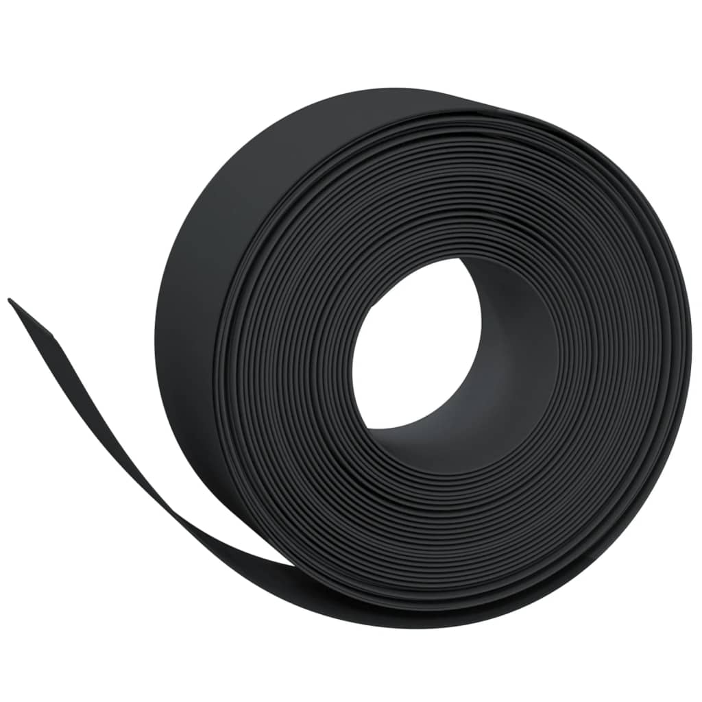 græskanter 3 stk. 10 m 20 cm polyethylen sort
