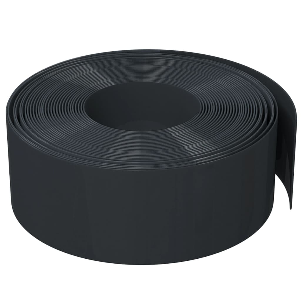 græskanter 3 stk. 10 m 20 cm polyethylen sort