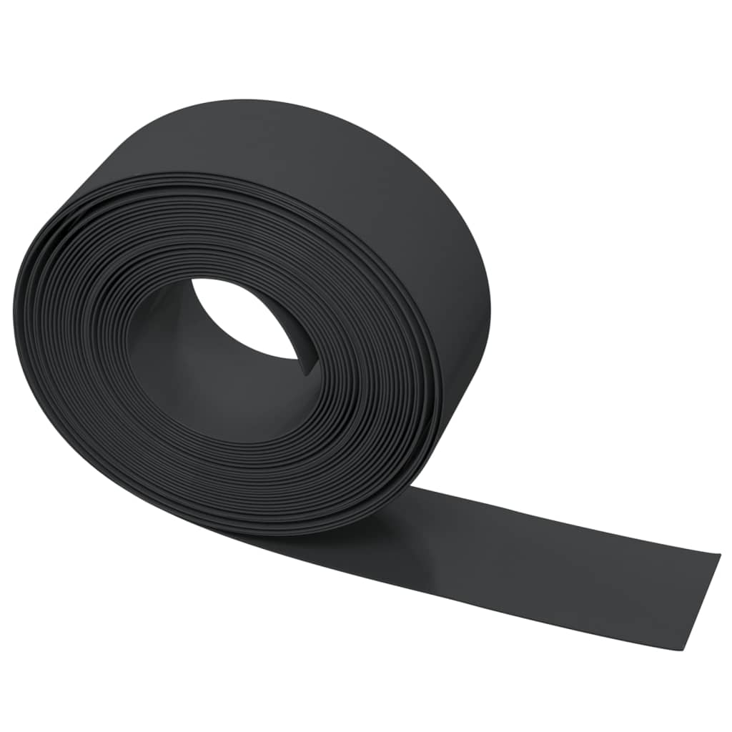 græskanter 3 stk. 10 m 20 cm polyethylen sort