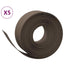 græskanter 5 stk. 10 m 20 cm polyethylen brun