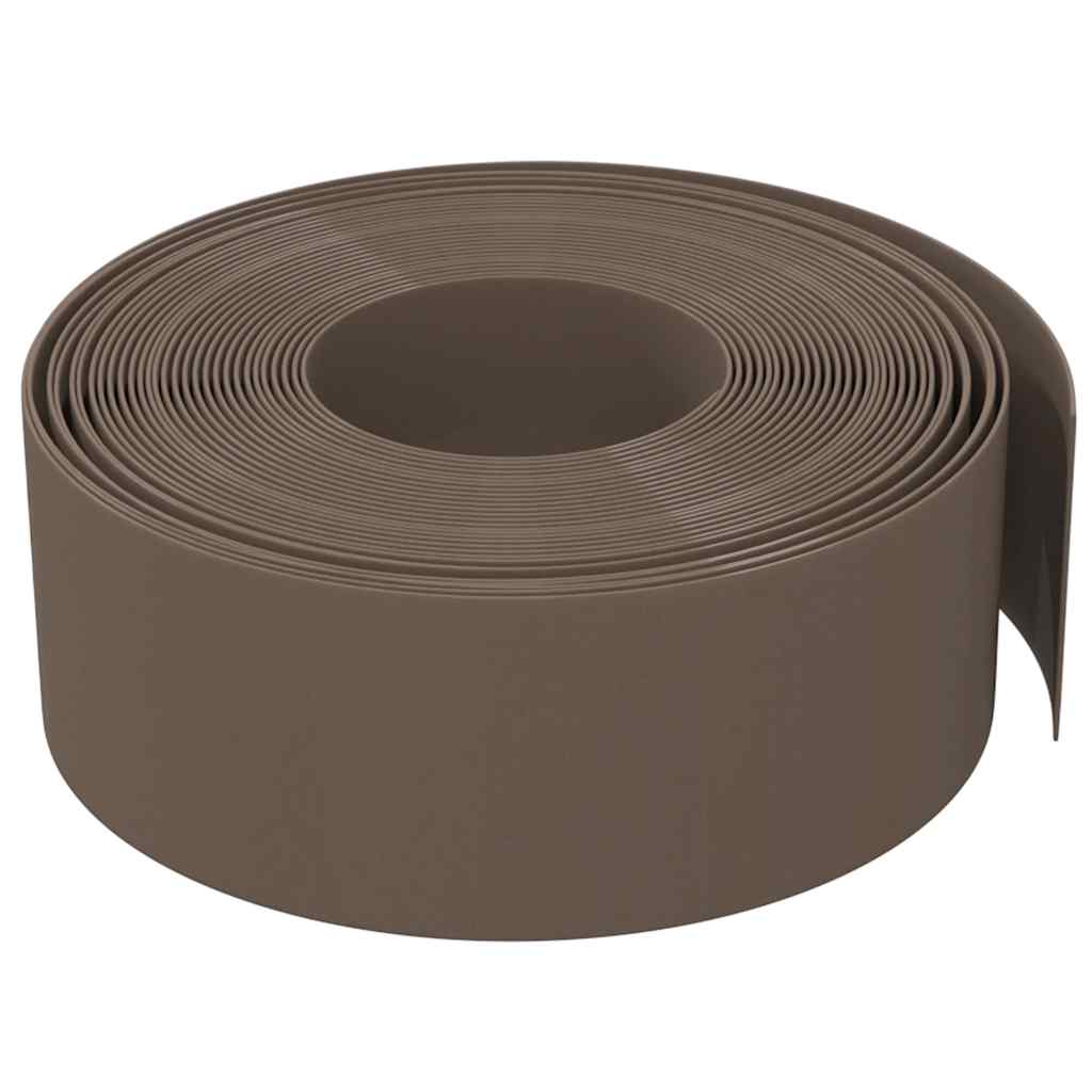 græskanter 5 stk. 10 m 20 cm polyethylen brun