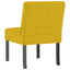 stol velour gul