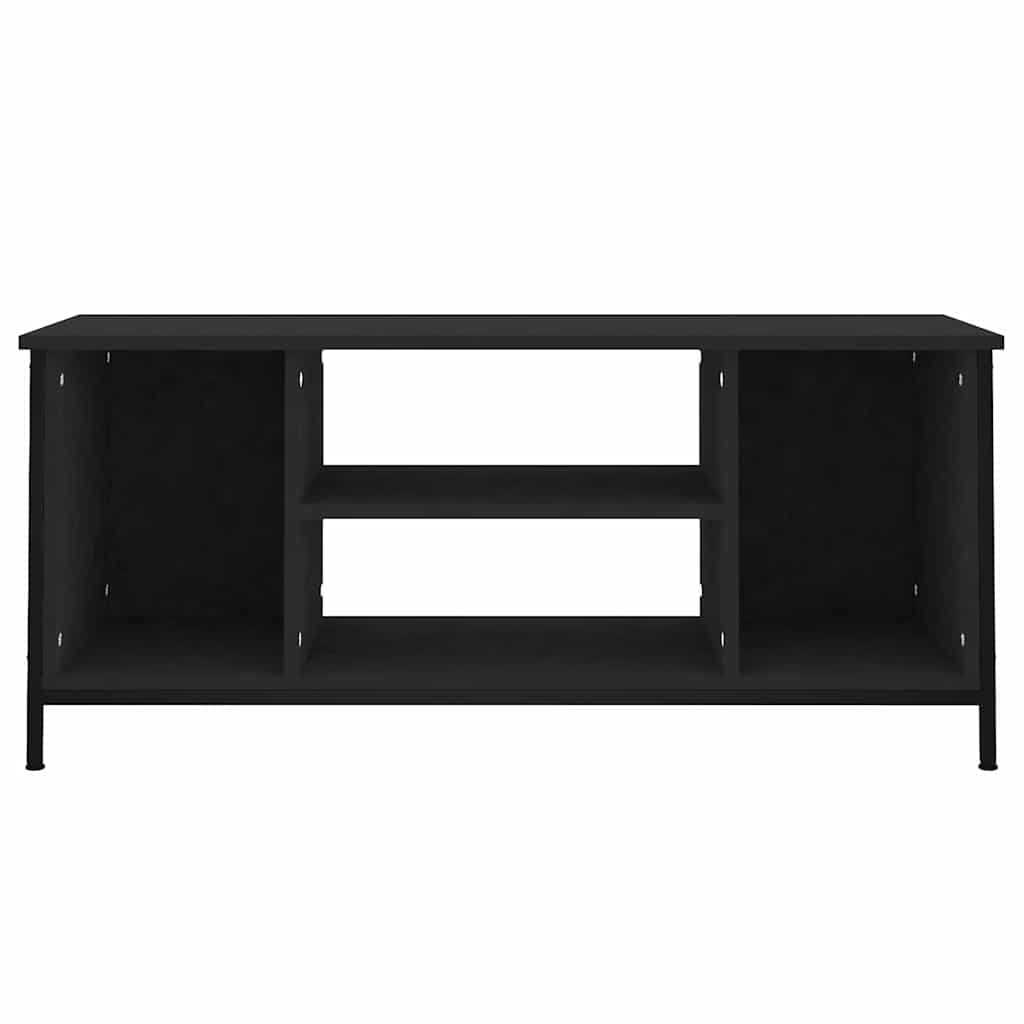 tv-bord 102x35x45 cm konstrueret træ sort