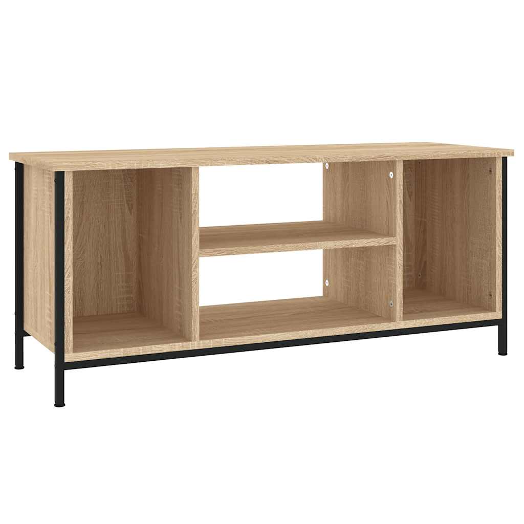 tv-bord 102x35x45 cm konstrueret træ sonoma-eg