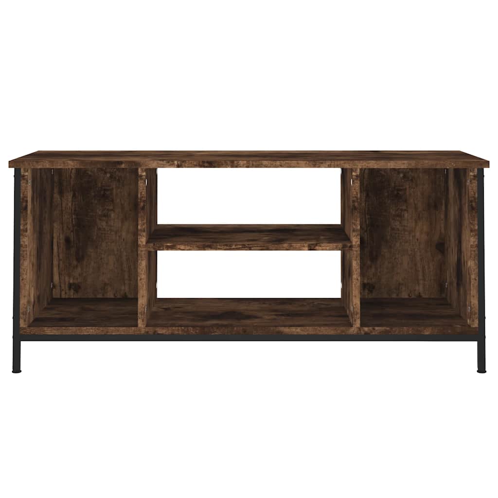 tv-bord 102x35x45 cm konstrueret træ røget egetræsfarve