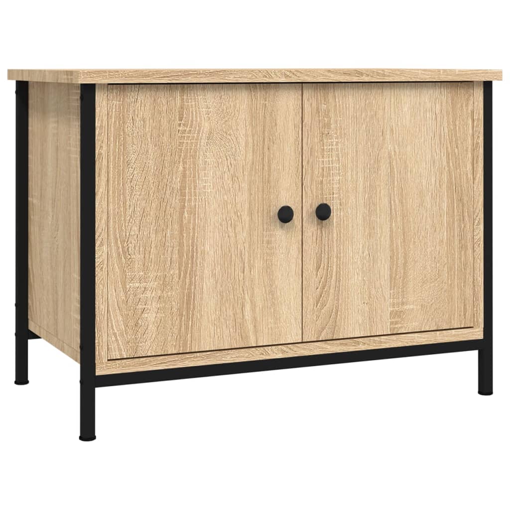 TV-skab med låger Sonoma Eg 60x35x45 cm konstrueret træ