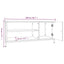 tv-bord 100x40x45 cm konstrueret træ sonoma-eg