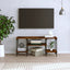 tv-bord 102x35x45,5 cm konstrueret træ røget egetræsfarve
