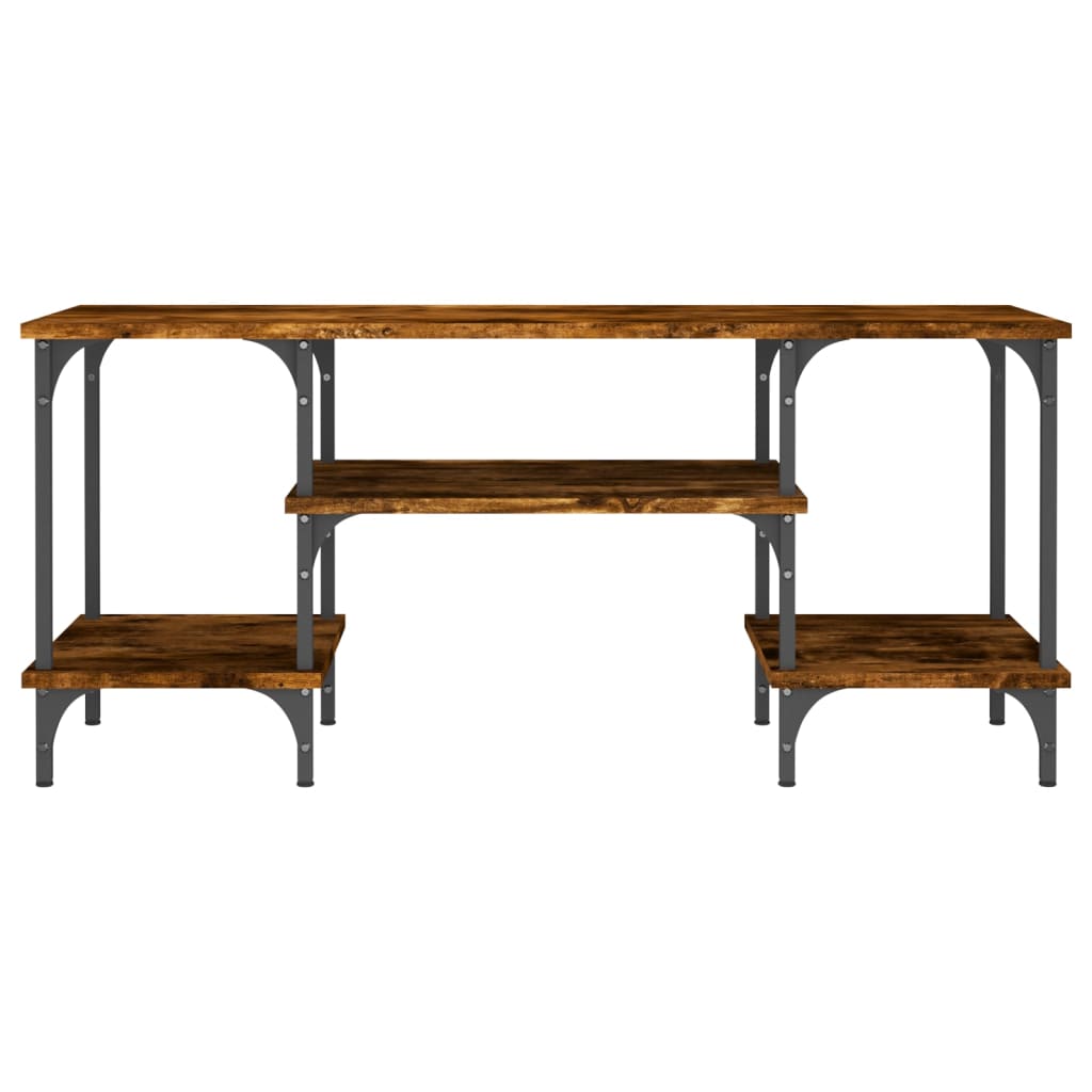 tv-bord 102x35x45,5 cm konstrueret træ røget egetræsfarve