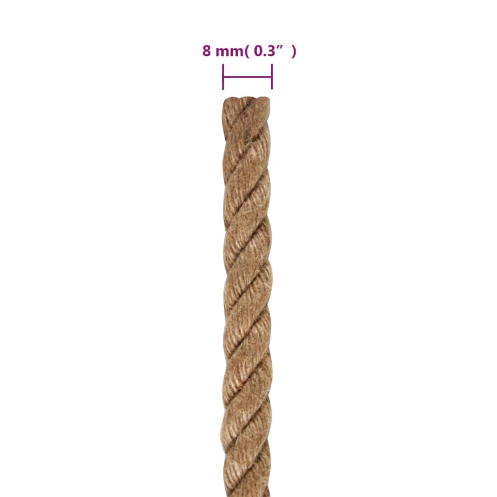 jutereb 250 m langt 8 mm tykt