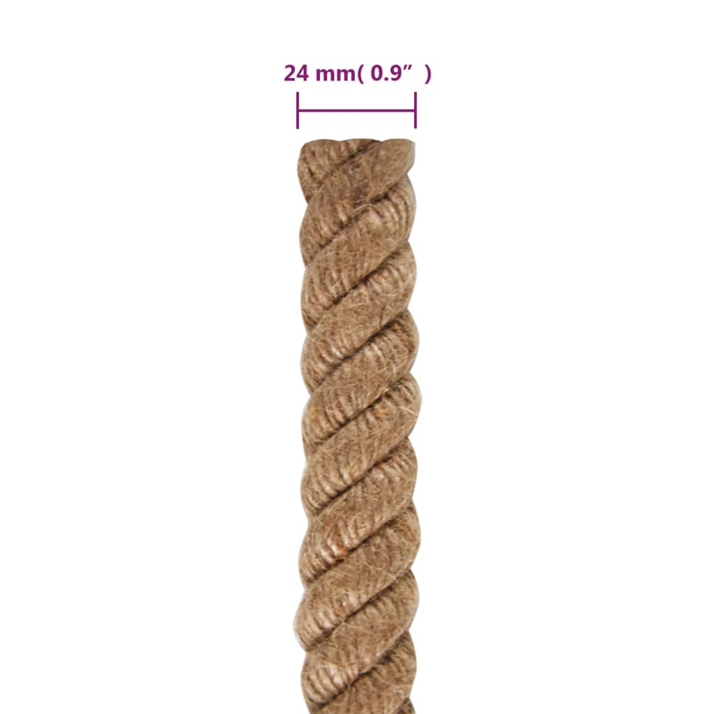 jutereb 25 m langt 24 mm tykt