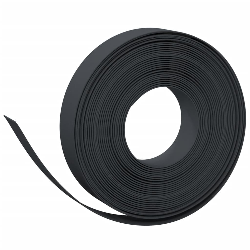 græskant 10 m 10 cm polyethylen sort
