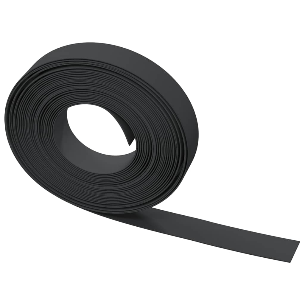 græskant 10 m 10 cm polyethylen sort