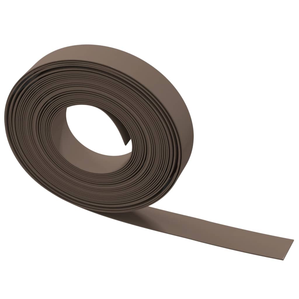 græskant 10 m 10 cm polyethylen brun