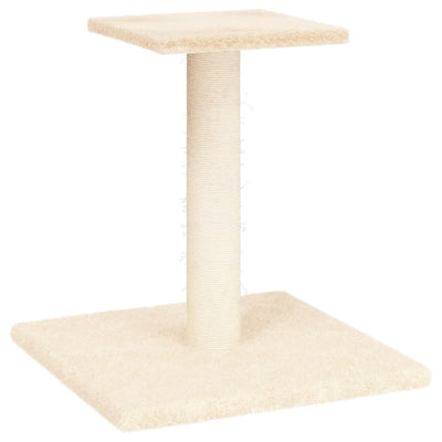 kradsetræ med platform 38 cm cremefarvet