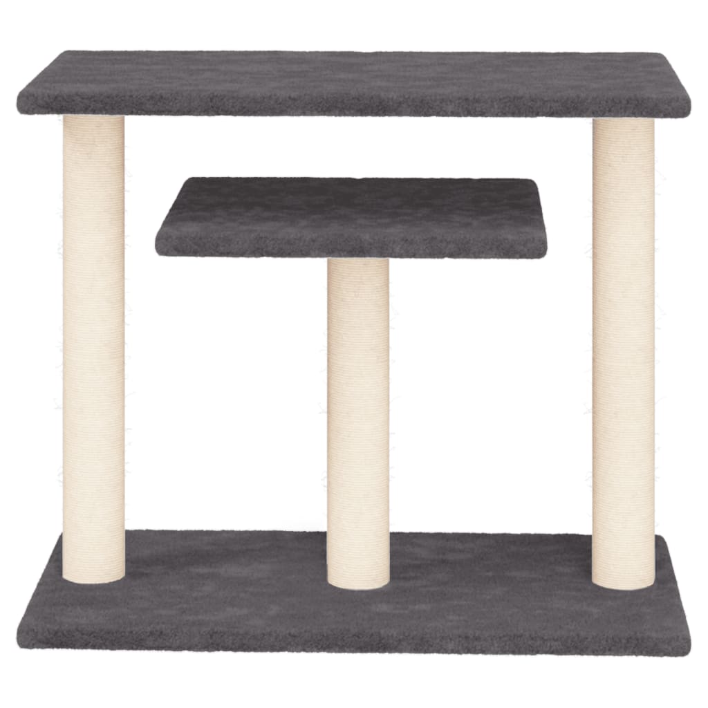 kradsetræ med platforme 62,5 cm mørkegrå