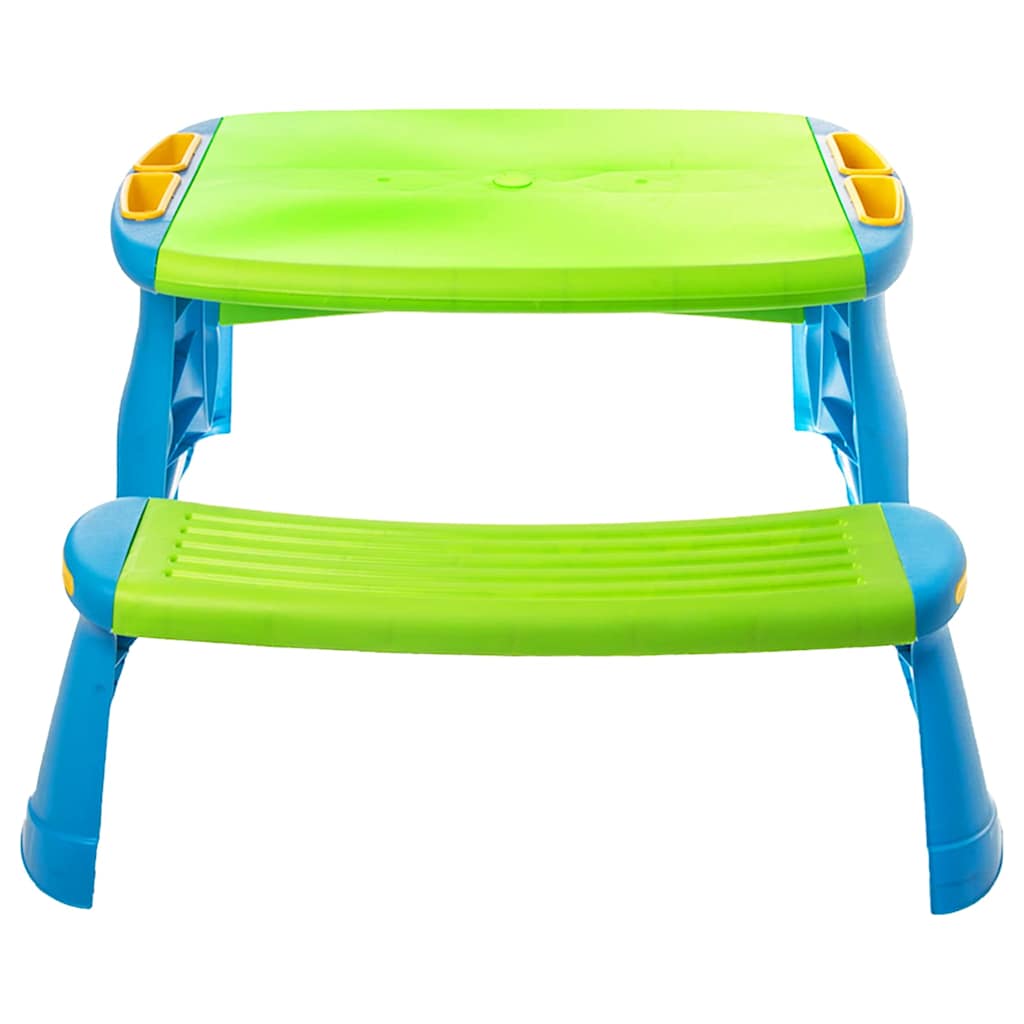picnicbænk til børn 89,5x84,5x48 cm polypropylen