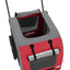 cykeltrailer til kæledyr oxfordstof og jern rød og grå
