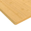 bordplade 80x80x2,5 cm bambus