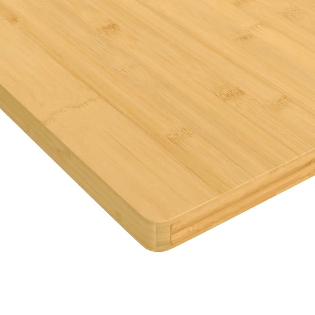bordplade 80x80x2,5 cm bambus