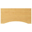 bordplade til skrivebord 110x55x4 cm bambus