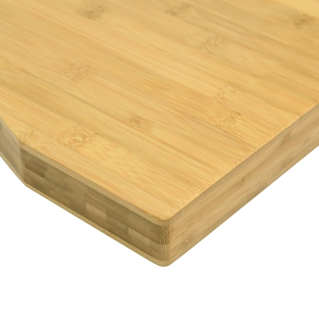 bordplade til skrivebord 100x60x4 cm bambus