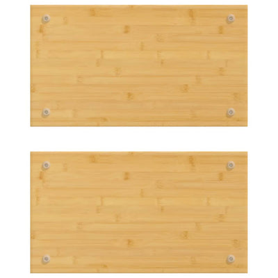 kogepladelåg 2 stk. 50x28x1,5 cm bambus