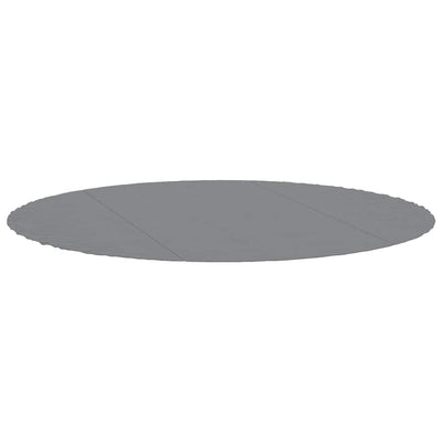poolunderlag Ø306 cm polyester-geotekstil lysegrå