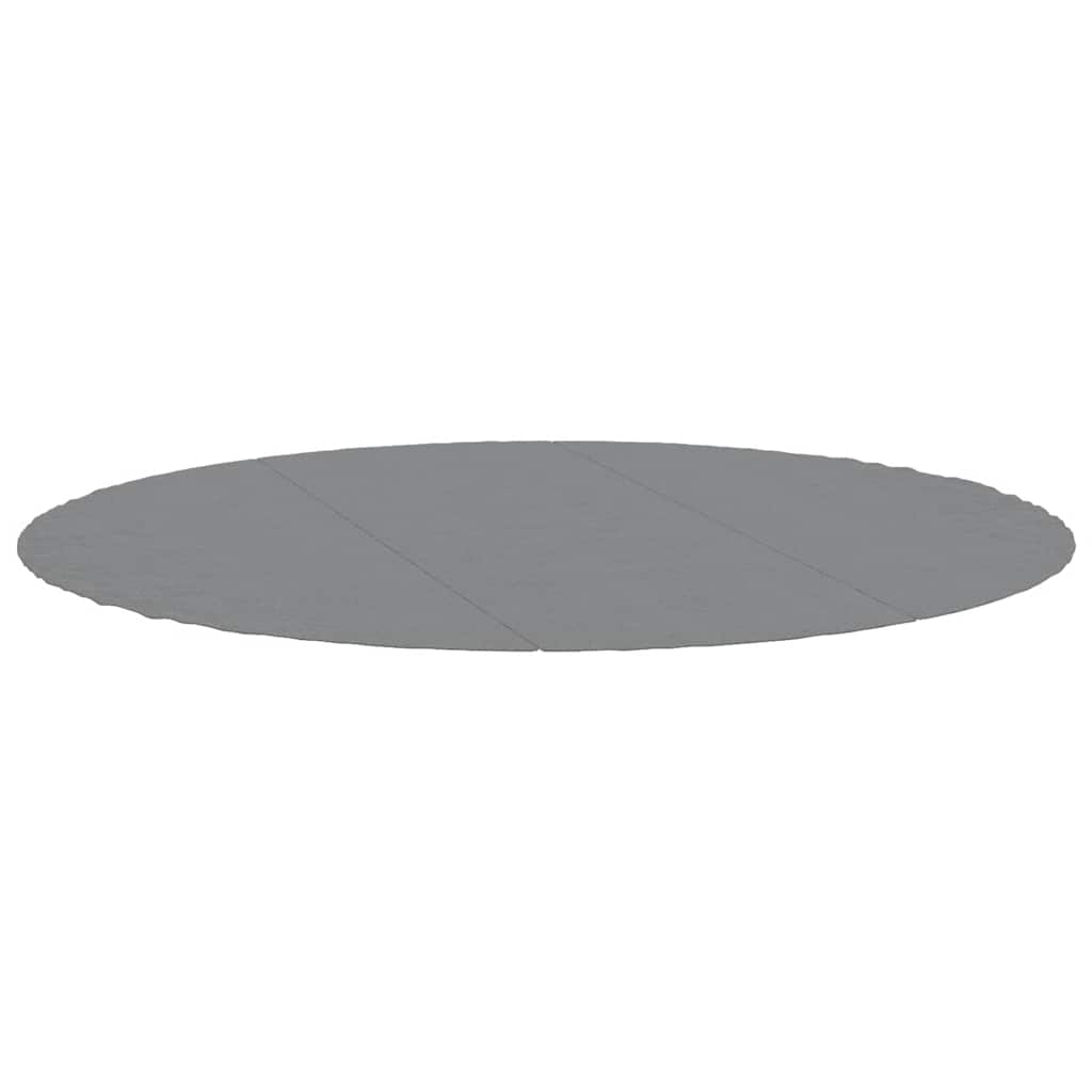 poolunderlag Ø396 cm polyester-geotekstil lysegrå