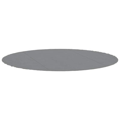 poolunderlag Ø366 cm polyester-geotekstil lysegrå