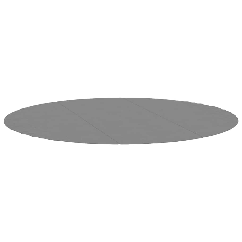 poolunderlag Ø396 cm polyester-geotekstil lysegrå