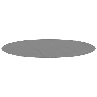 poolunderlag Ø396 cm polyester-geotekstil lysegrå
